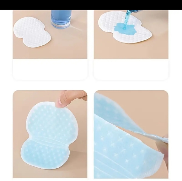 5/25 10pcs Armpit Sweat Absorbing Pads disposable Underarm Absorption Sweat Pads - Picture 6 of 8
